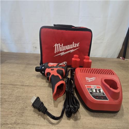AS-IS Milwaukee 12V Lithium-Ion Cordless 1/4 in. Hex Screwdriver Kit