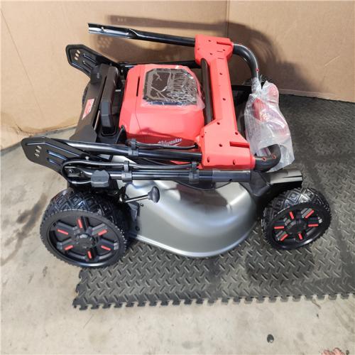 HOUSTON LOCATION - AS-IS Milwaukee M18 FUEL Brushless Cordless 21 in. Walk Behind Dual Battery Self-Propelled Mower Kit W/ CHARGER