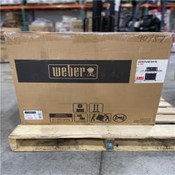 DALLAS LOCATION - WEBER Genesis E-315 3-Burner Liquid Propane Gas Grill in Black with Cast-Iron Grates