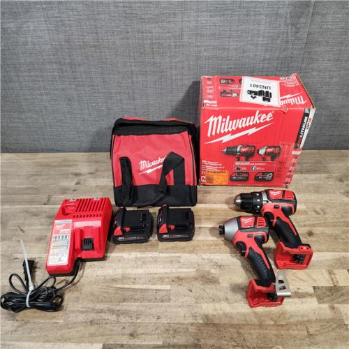 HOUSTON LOCATION - AS-IS Milwaukee M18 Brushed Cordless (2-Tool) Drill/Driver and Impact Driver Kit