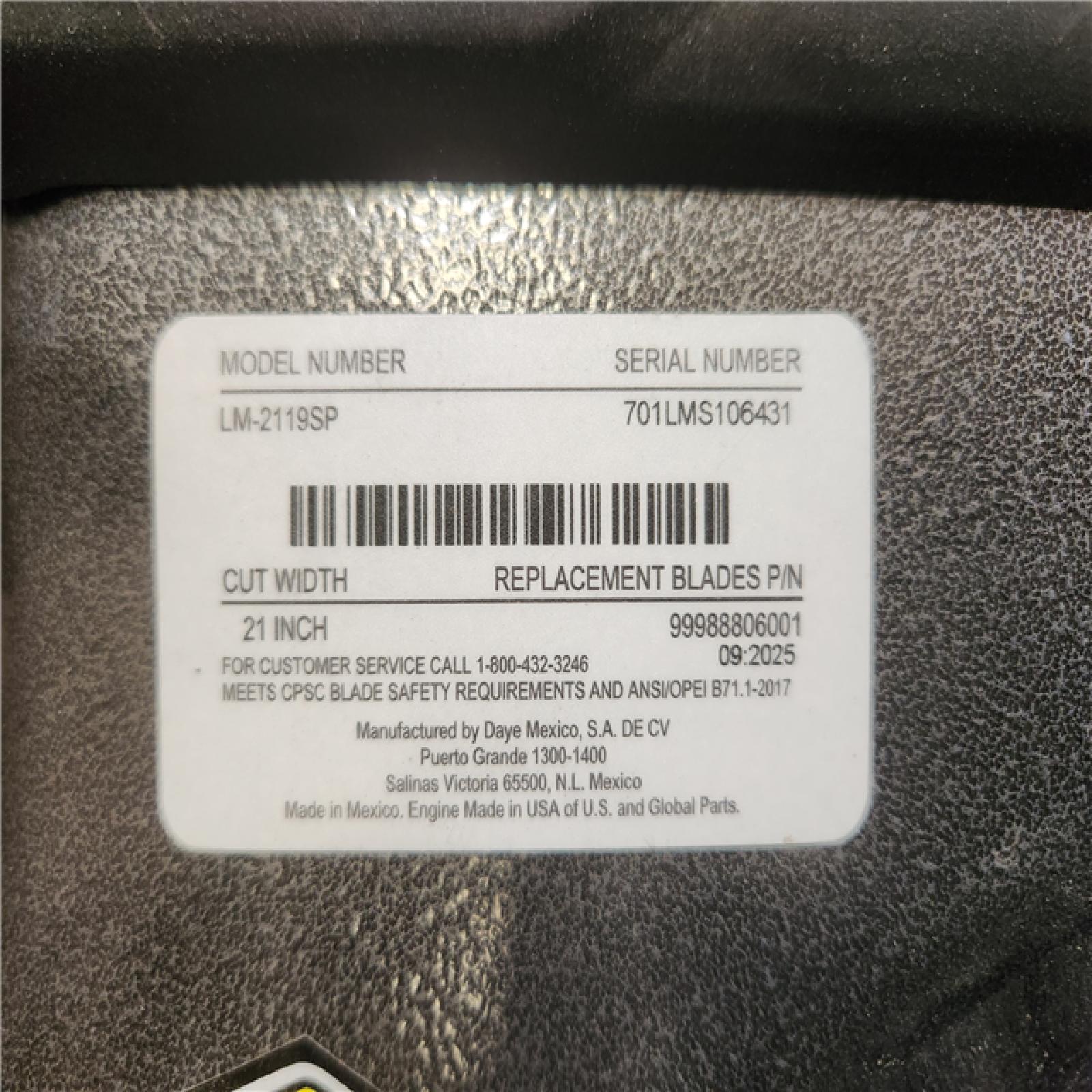 Phoenix LIKE NEW ECHO 21 in. 190 cc Briggs and Stratton Gas 3-in-1 Dual Blade RWD Self-Propelled Lawn Mower with Single Lever Deck Adjustment