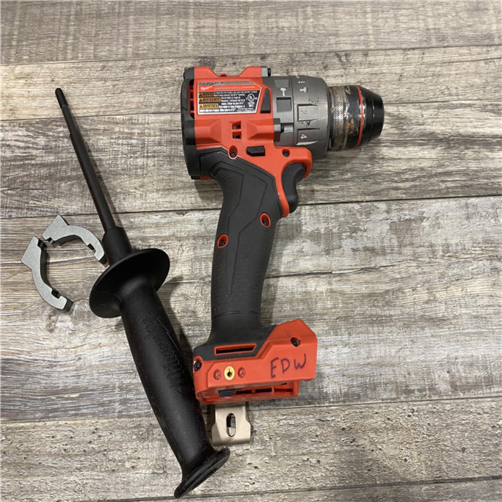 AS-IS Milwaukee FUEL 18V Lithium-Ion Brushless Cordless 1/2 in. Hammer Drill/Driver (Tool-Only)