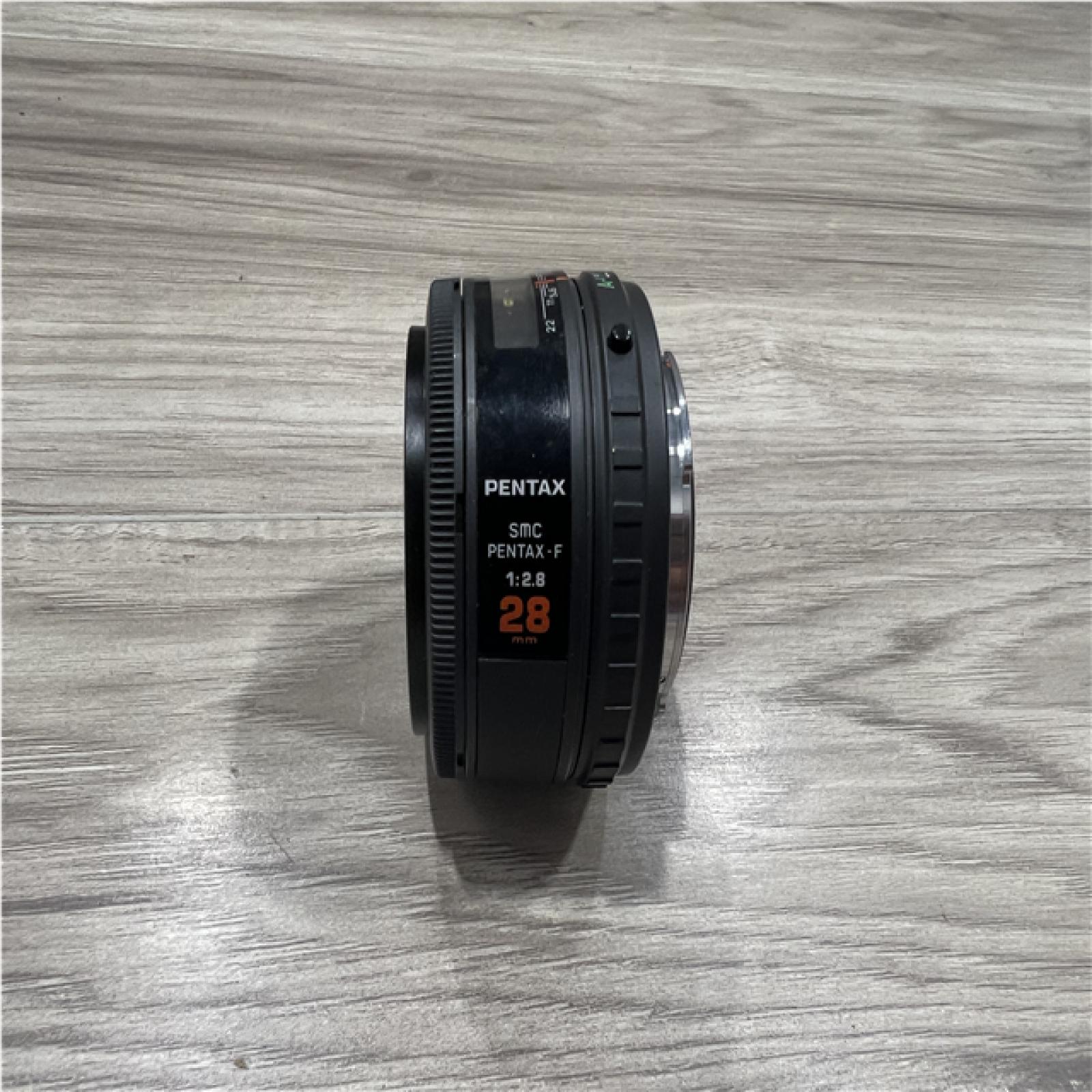 AS-IS SMC Pentax F 28mm F/2.8 Wide Angle AF Camera Lens