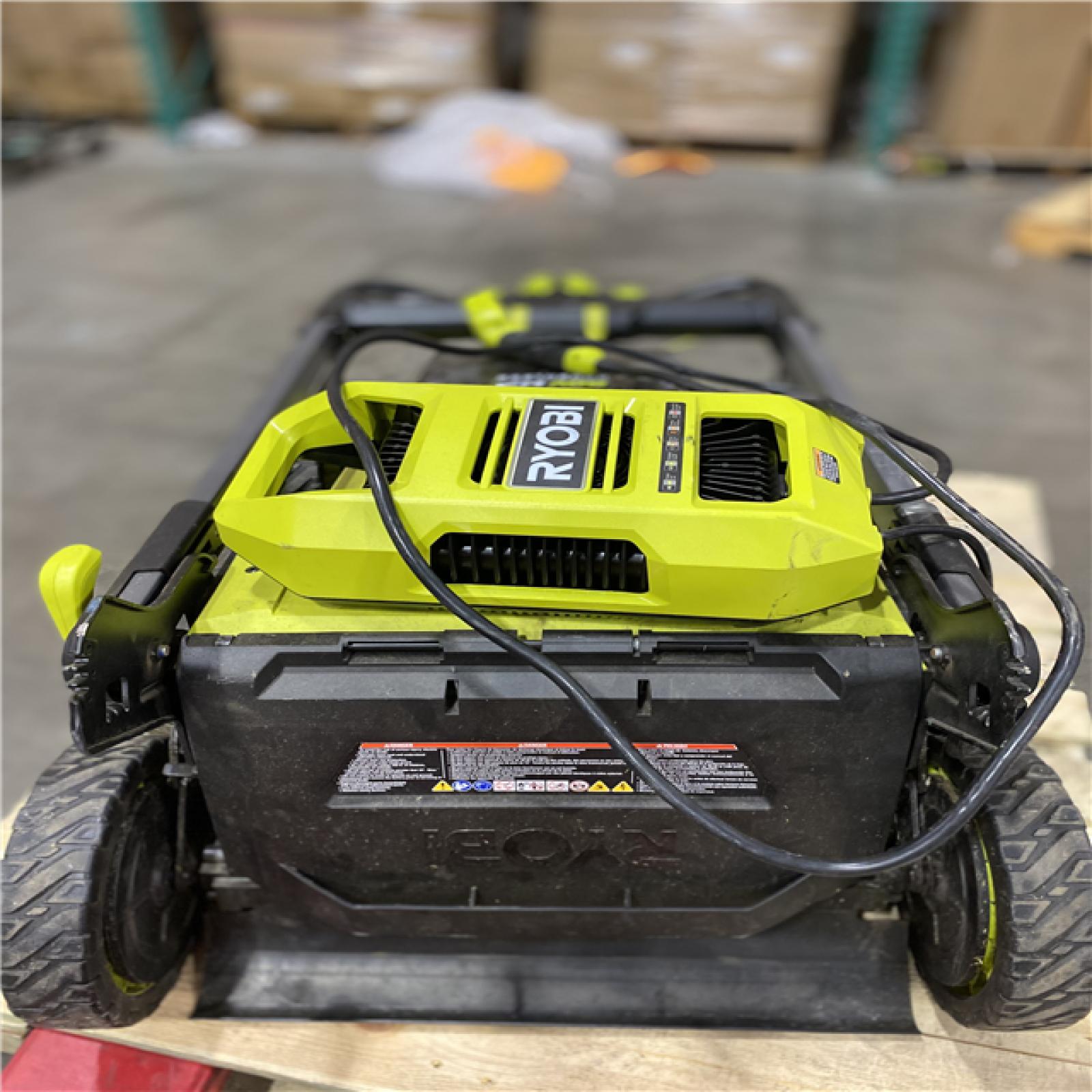 Dallas Location - As-Is RYOBI 80V HP Brushless Battery Cordless Electric 30 in. Multi-Blade Lawn Mower with Battery and Charger
