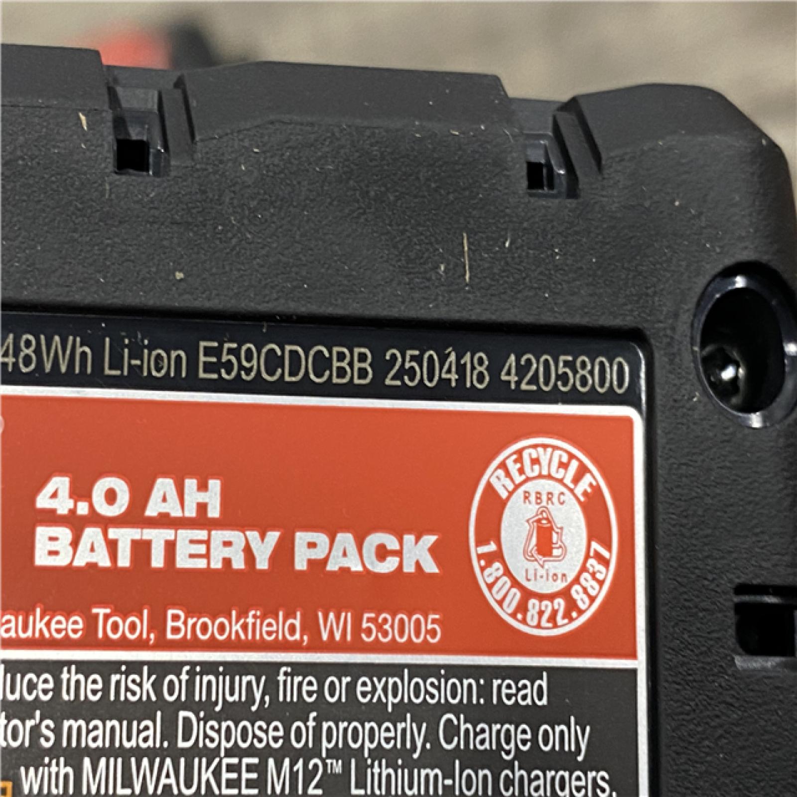 AS-IS Milwaukee  FUEL 12-Volt Lithium-Ion Brushless Cordless Hammer Drill and Impact Driver Combo Kit