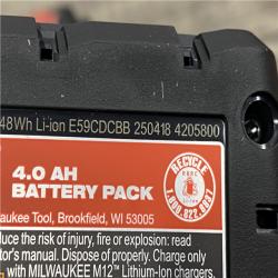 AS-IS Milwaukee  FUEL 12-Volt Lithium-Ion Brushless Cordless Hammer Drill and Impact Driver Combo Kit