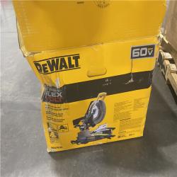 As-Is- DEWALT 60V Lithium-Ion 12 in. Cordless Sliding Miter Saw Kit with 9.0Ah Battery Pack
