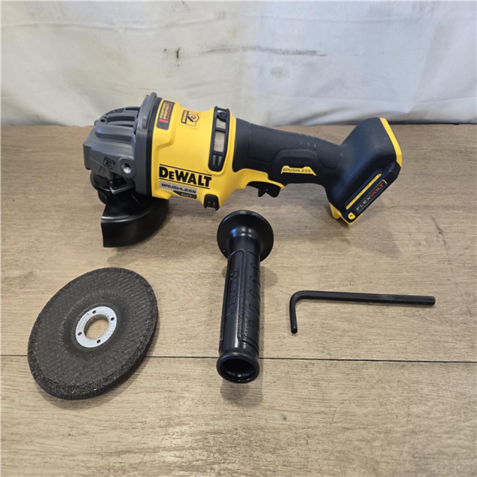 AS-IS DEWALT FLEXVOLT 60V MAX Cordless 4.5 in. to 6 in. Small Angle Grinder (Tool Only)