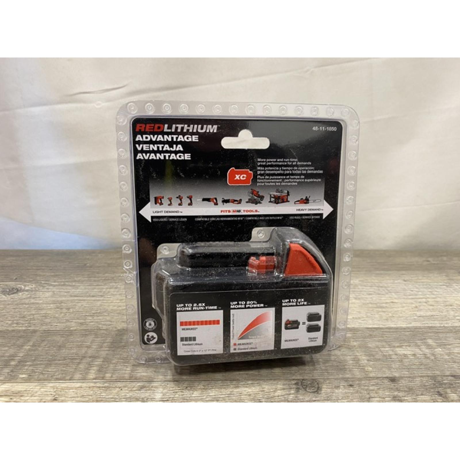 NEW - Milwaukee 18-Volt 5.0 Ah Lithium-Ion XC Extended Capacity Battery Pack