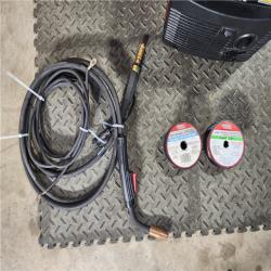 HOUSTON LOCATION - AS-IS Lincoln Electric Single Phase 140 Amp DC 115V Flux-Core & Stick MIG Welder - 90A/19V/20% Duty Cycle, 10.15 Long | Part #K2697-1