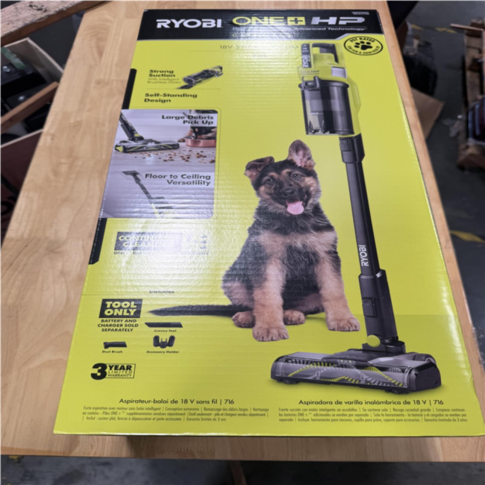 CALIFORNIA AS IS RYOBI ONE PLUS PET VACUUM TOOL ONLY