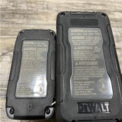 AS-IS DEWALT 20V MAX XR POWERSTACK Lithium-Ion Battery Starter Kit with 5.0Ah and 1.7Ah Batteries and Charger