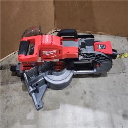 HOUSTON LOCATION - AS-IS Milwaukee M18 FUEL Brushless Cordless 10 in. Dual Bevel Sliding Compound Miter Saw (Tool-Only)