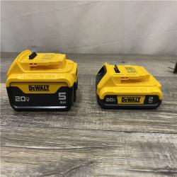 AS-IS DEWALT 20V MAX Lithium-Ion Battery Kit with 5.0Ah and 2.0Ah Battery and Charger
