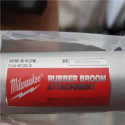California NEW Milwaukee Quick-Lok Rubber Broom Attachment (Attachment only)
