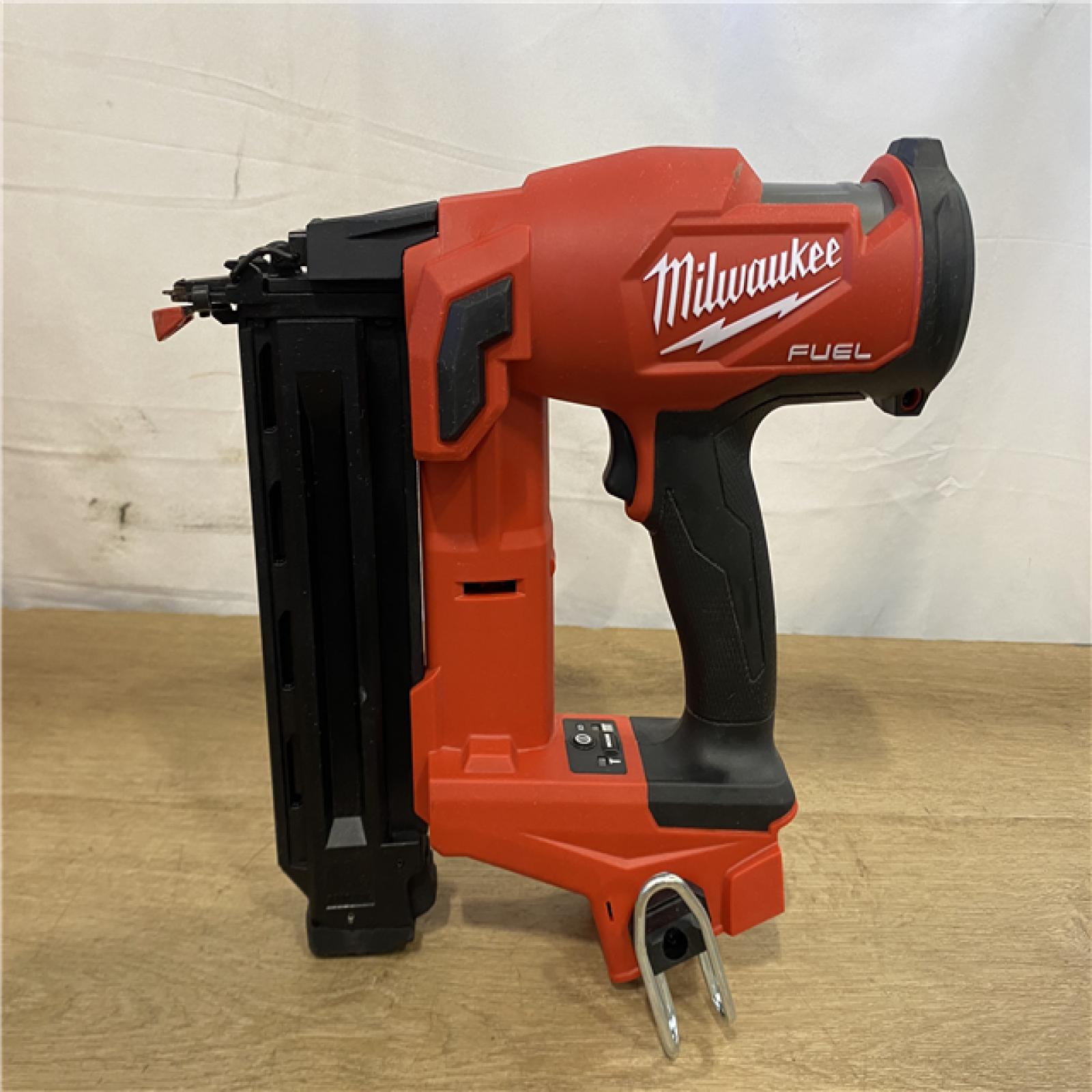 AS-IS Milwaukee FUEL 18-Volt Lithium-Ion Brushless Cordless Gen II 18-Gauge Brad Nailer (Tool-Only)