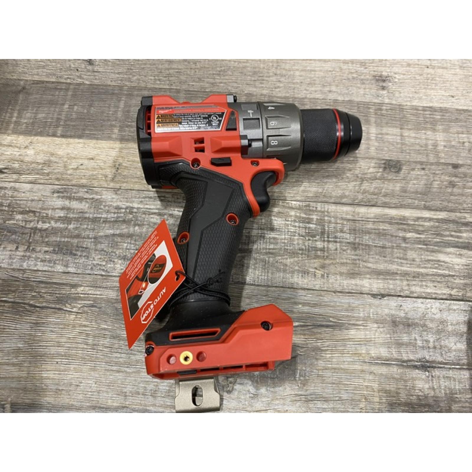 AS-IS Milwaukee FUEL 18V Lithium-Ion Brushless Cordless 1/2 in. Hammer Drill Driver Kit