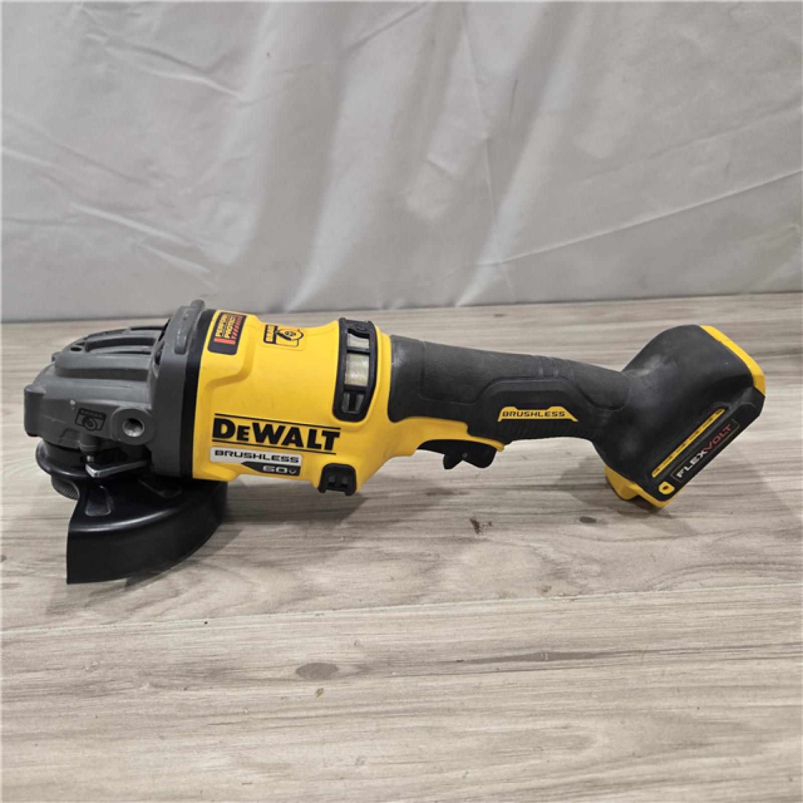 AS-IS DEWALT 60V MAX Cordless 4.5 in. to 6 in. Small Angle Grinder (Tool Only)