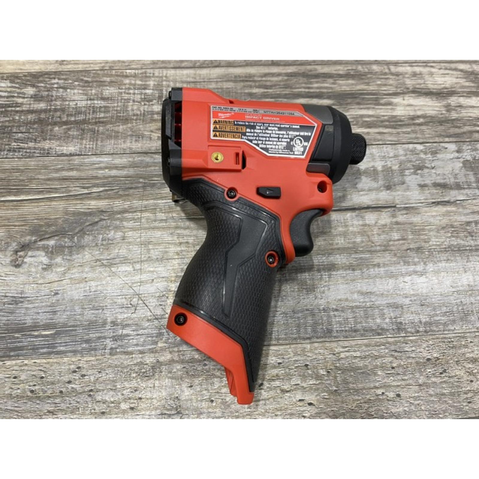 AS-IS Milwaukee  FUEL 12V Lithium-Ion Brushless Cordless 1/4 in. Hex Impact Driver (Tool-Only)