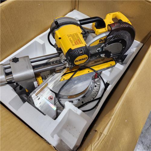 As-Is- DEWALT 12-in Dual Bevel Sliding Compound Miter Saw