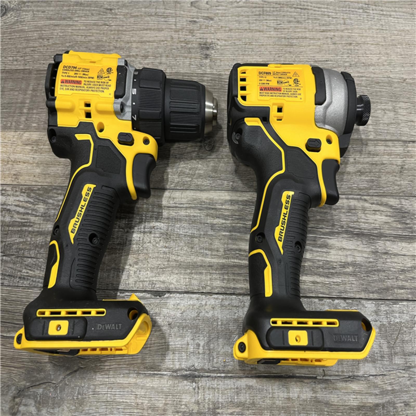AS-IS DEWALT ATOMIC 20-Volt MAX Lithium-Ion Cordless Combo Kit