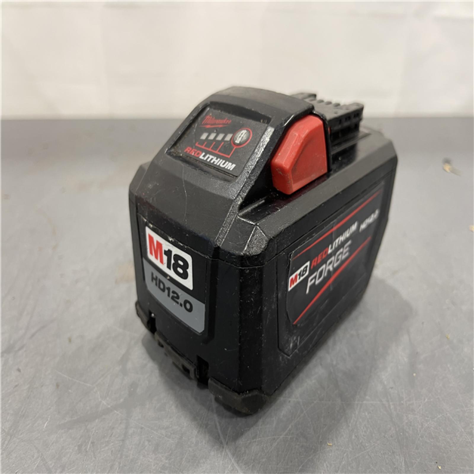 AS-IS - Milwaukee M18 18V Lithium-Ion REDLITHIUM FORGE HD 12.0 Ah Battery
