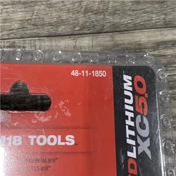 NEW - Milwaukee 18-Volt 5.0 Ah Lithium-Ion XC Extended Capacity Battery Pack