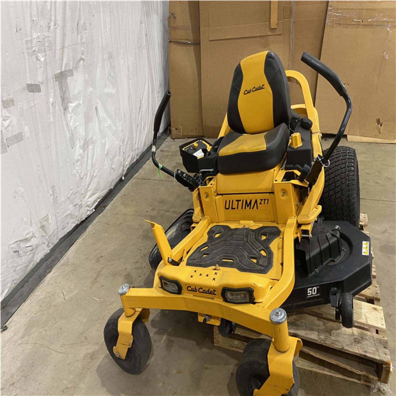Houston Location - AS-IS Outdoor Power Equipment CUB CADET ZT1 50 SIT DOWN MOWER