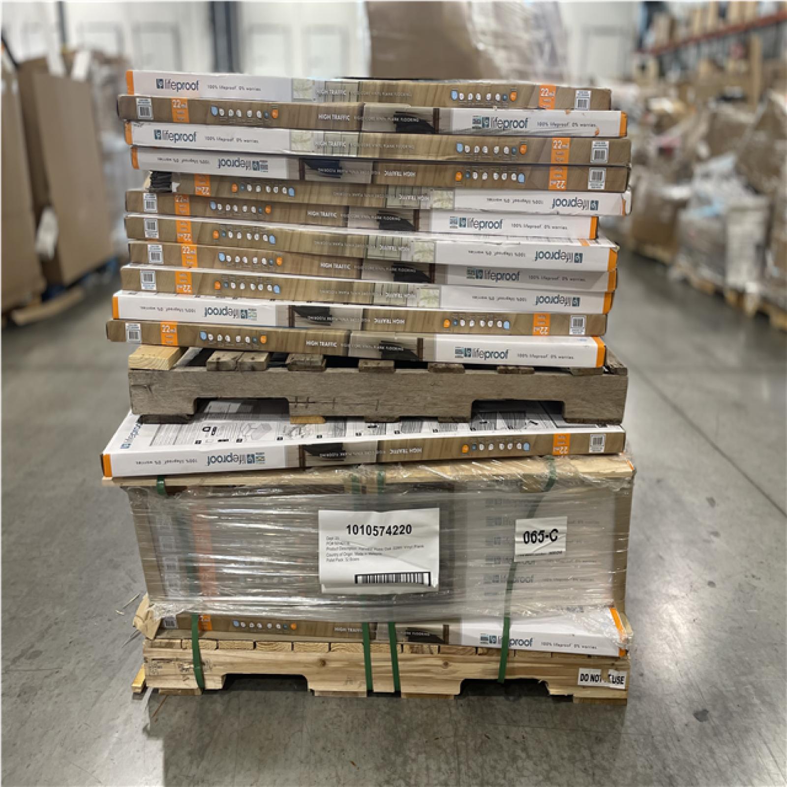 DALLAS LOCATION- AS-IS LIFEPROOF Harvest Hues Oak 22 MIL x 9 in. W x 48 in. L Waterproof Vinyl Flooring (18 sq. ft. /case) (64 CASES)