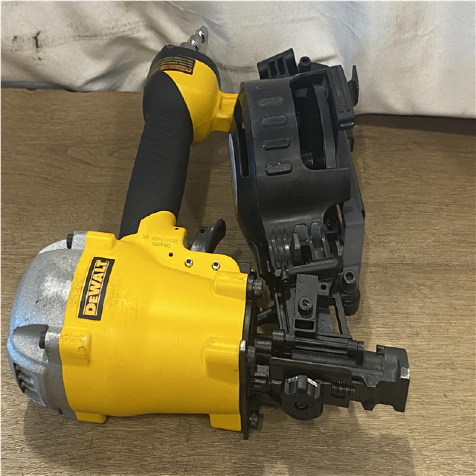 AS-IS DeWalt 1-3/4 in. 15 Degree Pneumatic Coil Roofing Nailer (Tool-Only)