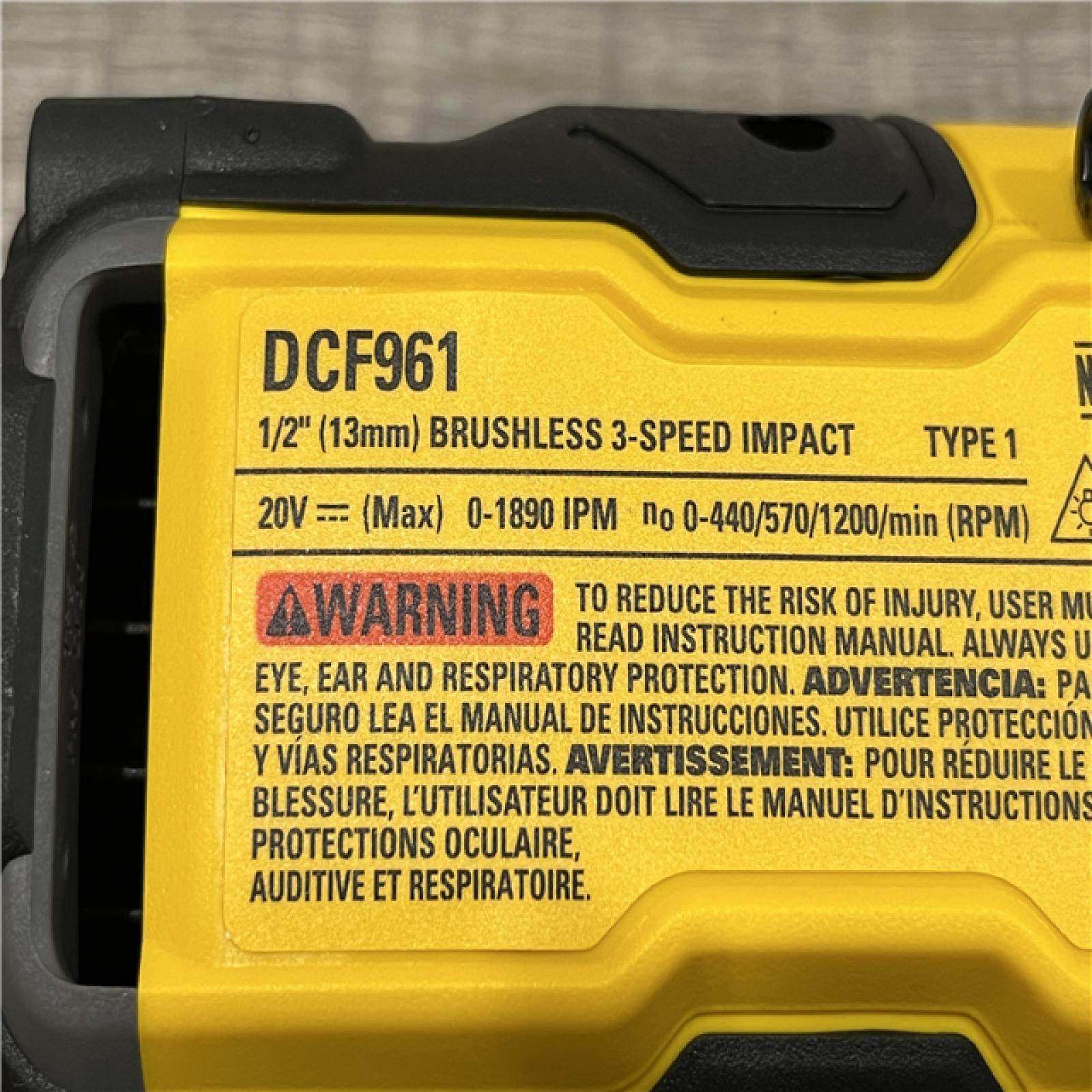AS-IS DEWALT 20V 1/2 in. High Torque Impact Wrench (Tool Only)
