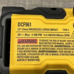 AS-IS DEWALT 20V 1/2 in. High Torque Impact Wrench (Tool Only)