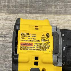 AS-IS DEWALT ATOMIC 20-Volt MAX Lithium-Ion Cordless Combo Kit