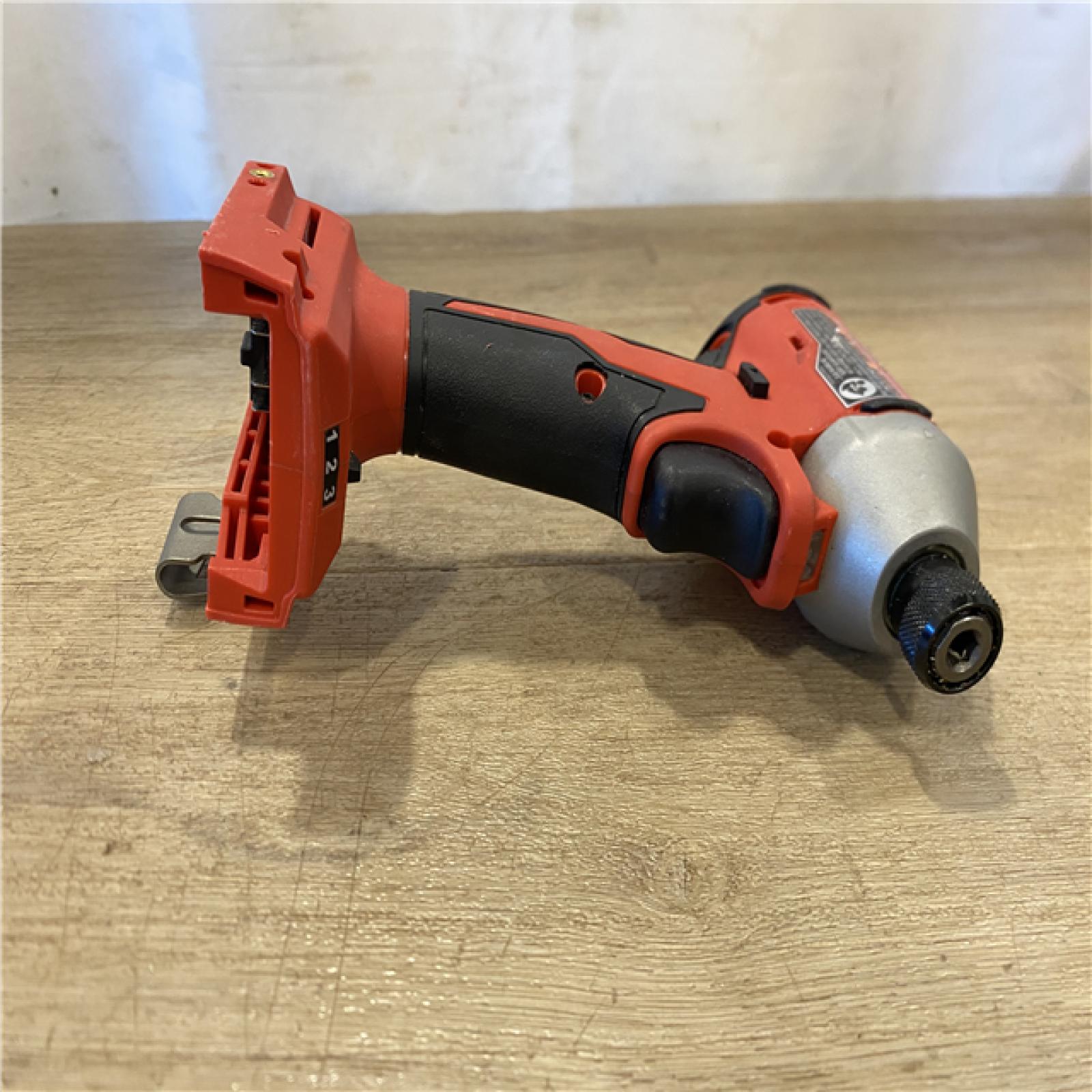 AS-IS Milwaukee 18V Lithium-Ion Compact Brushless Cordless 1/4 in. Impact Driver (Tool-Only)