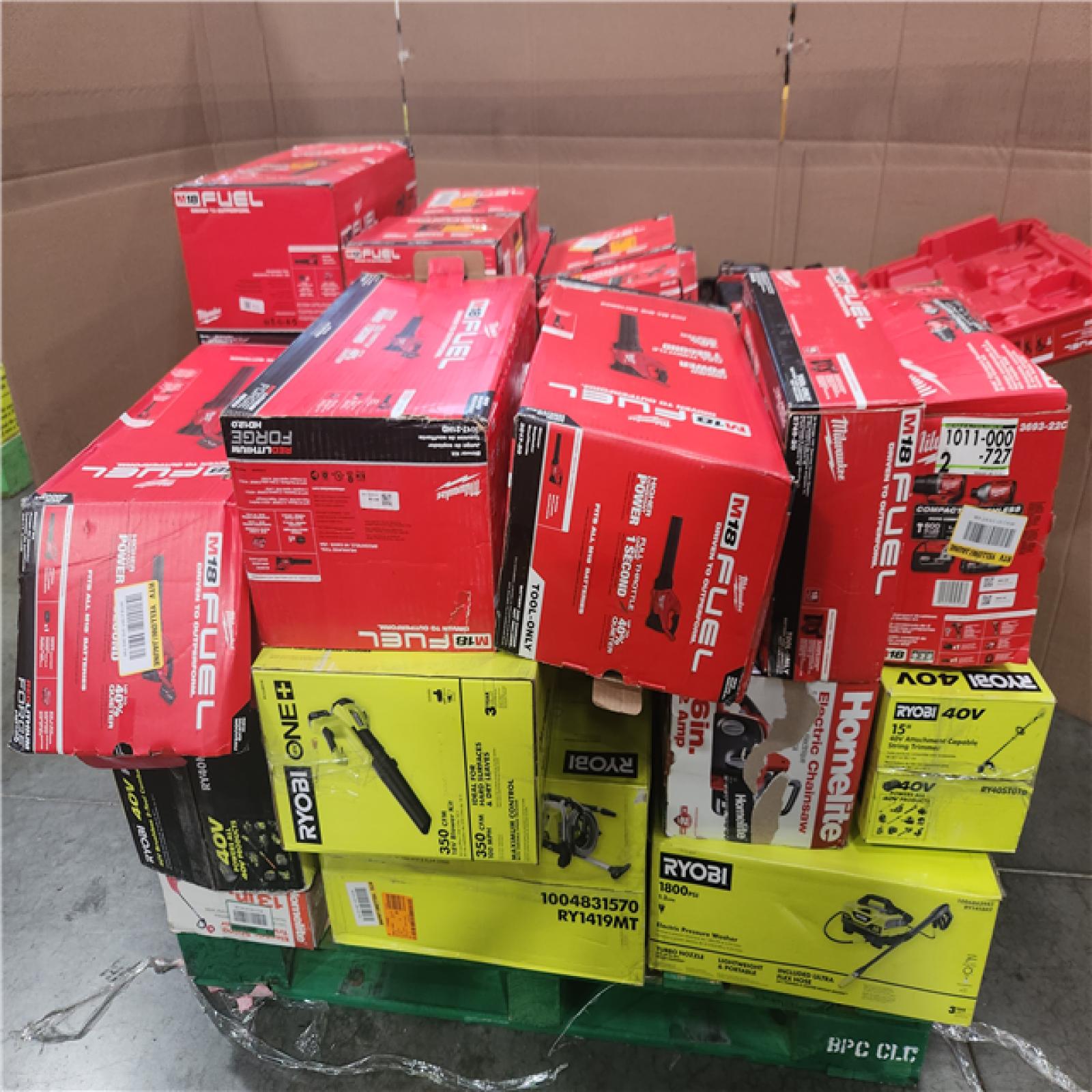CALIFORNIA AS-IS TOOL PALLET