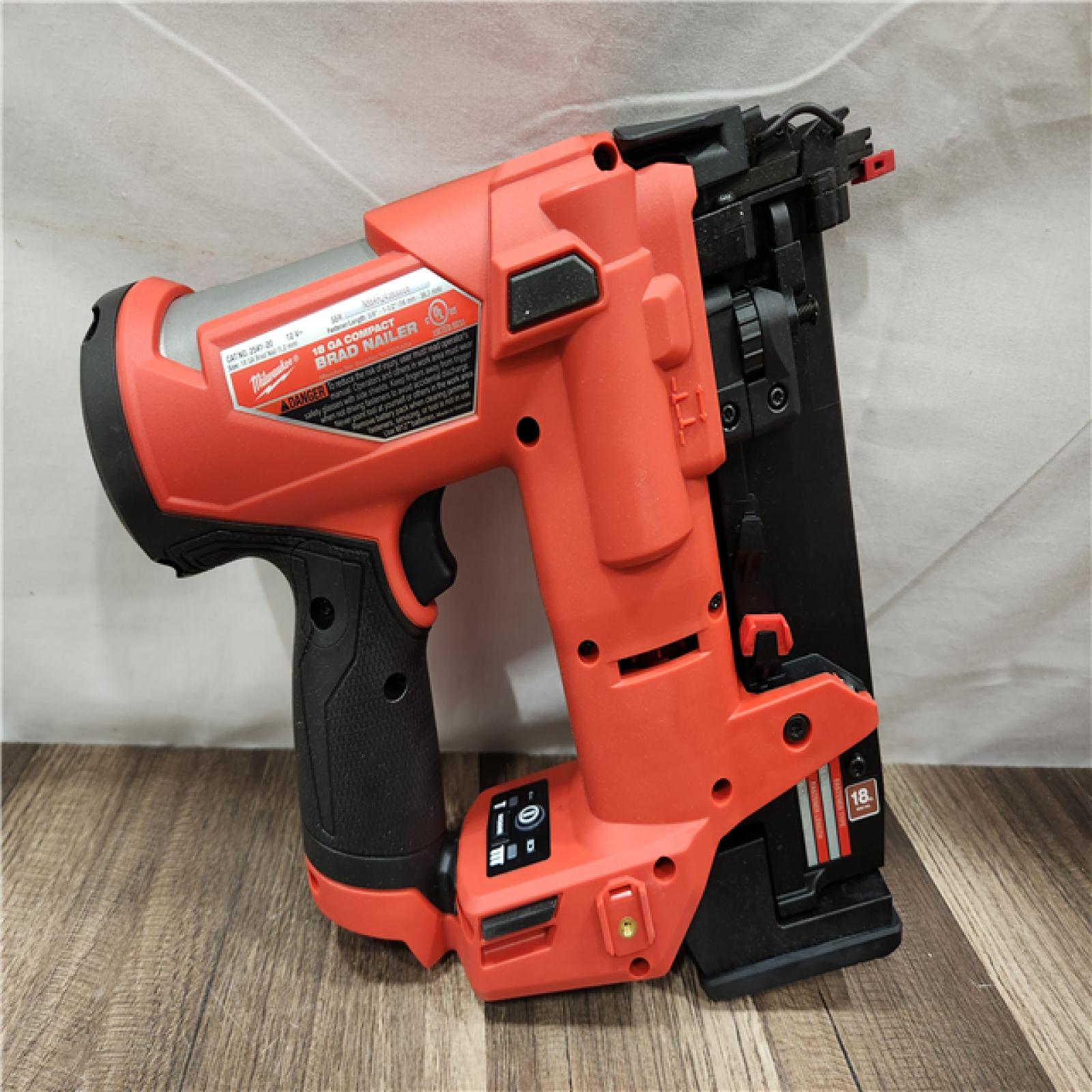 AS-IS- Milwaukee M12 FUEL 18 Gauge Compact Brad Nailer (Tool-Only)