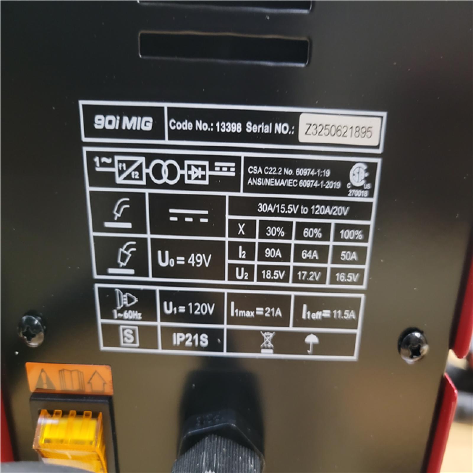 California AS-IS 90i MIG WELD-PAK