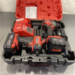 AS-IS - Milwaukee M18 FUEL 18V Lithium-Ion Brushless Cordless Hammer Drill and Impact Driver Combo Kit