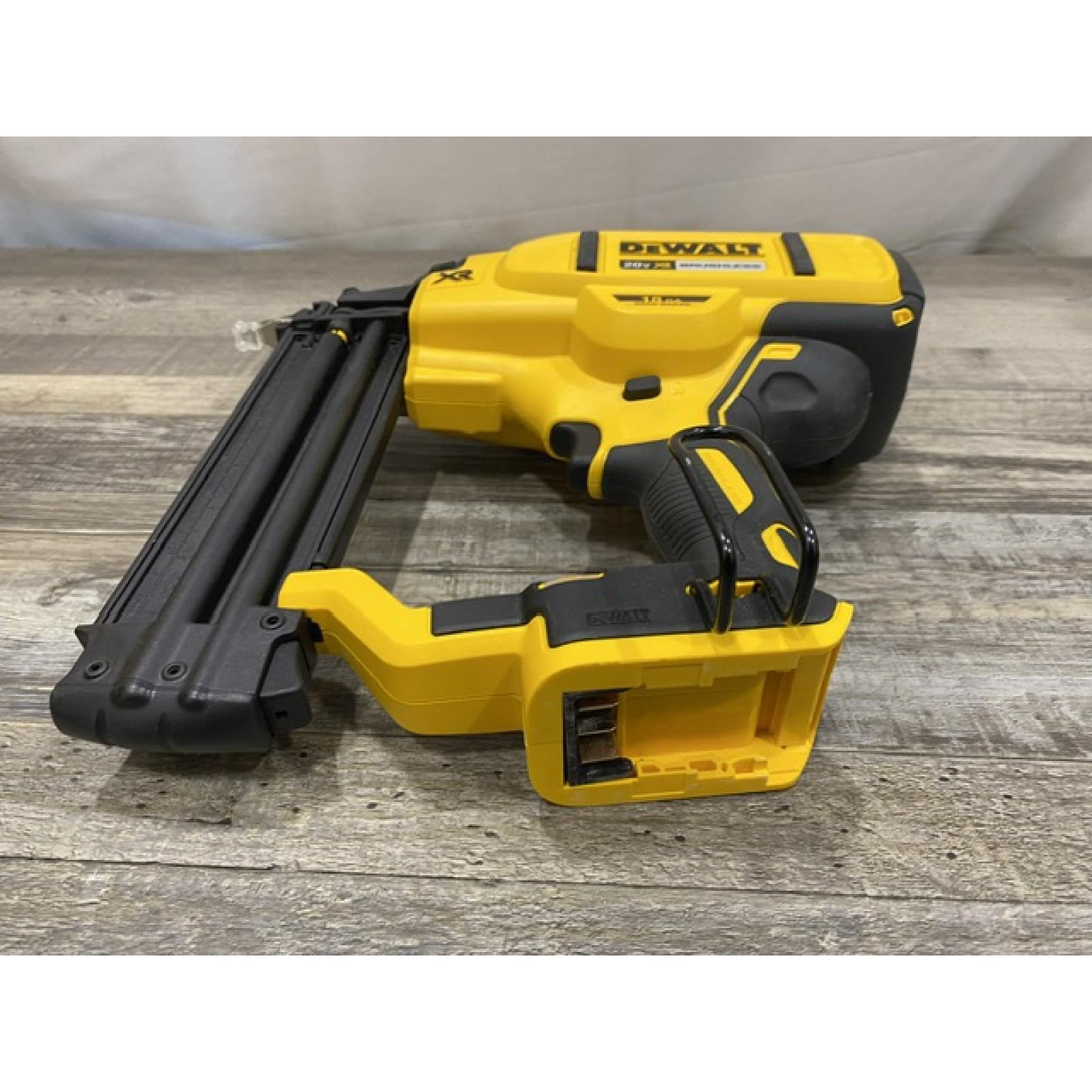 AS-IS DEWALT 20V MAX XR Lithium-Ion Electric Cordless 18-Gauge Brad Nailer (Tool Only)