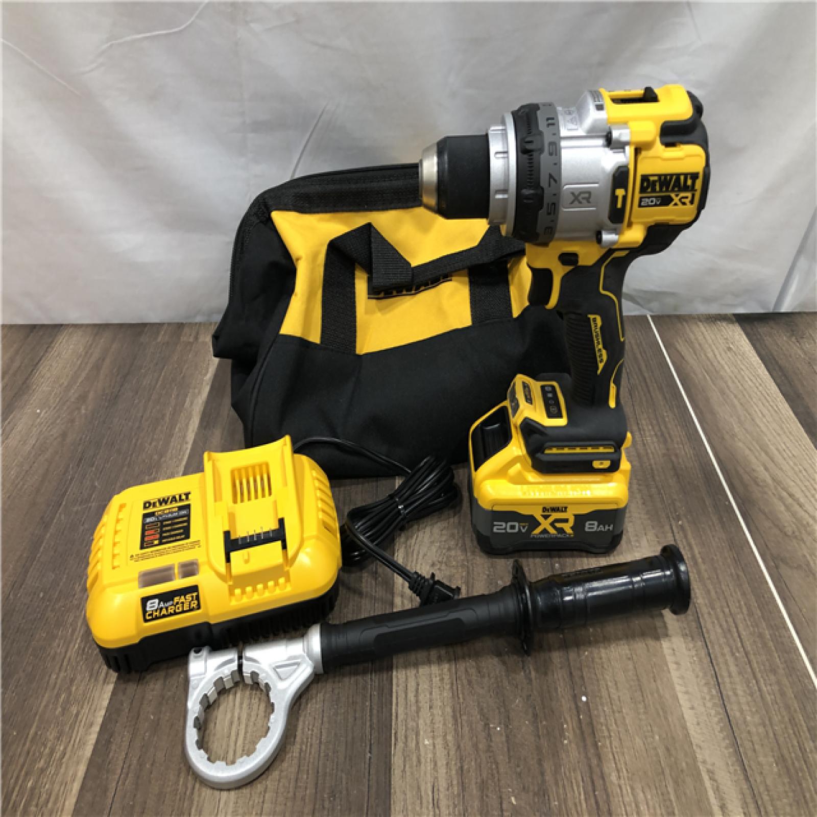 AS-IS DEWALT 20V XR Lithium-Ion Cordless Hammer Drill Kit