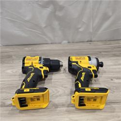 AS-IS Dewalt DCK225D2 20V MAX ATOMIC Compact Cordless Drill Driver and Impact Driver Combo Kit
