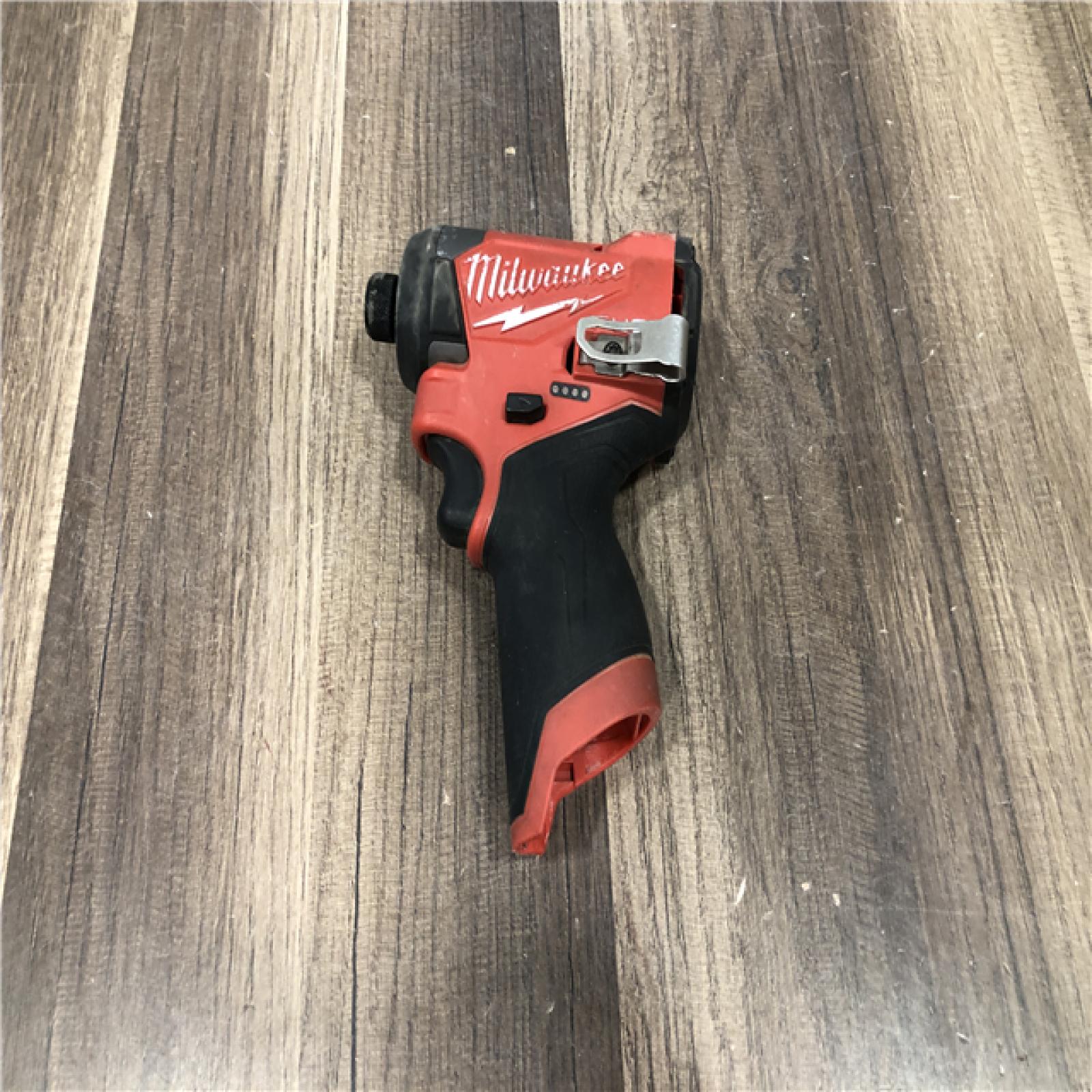 AS-IS Milwaukee FUEL 12V Lithium-Ion Brushless Cordless 1/4 in. Hex Impact Driver (Tool-Only)