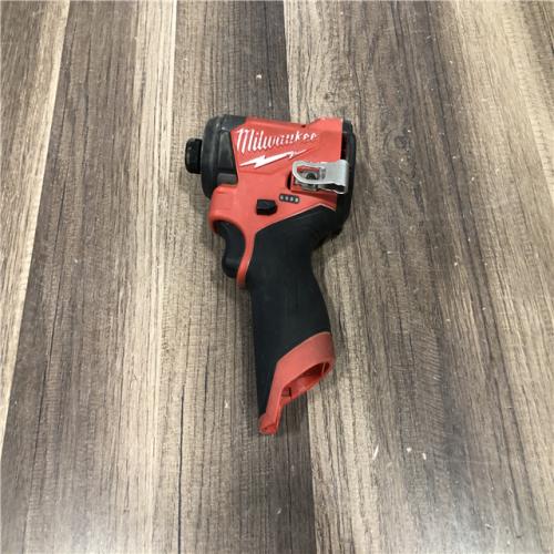 AS-IS Milwaukee FUEL 12V Lithium-Ion Brushless Cordless 1/4 in. Hex Impact Driver (Tool-Only)