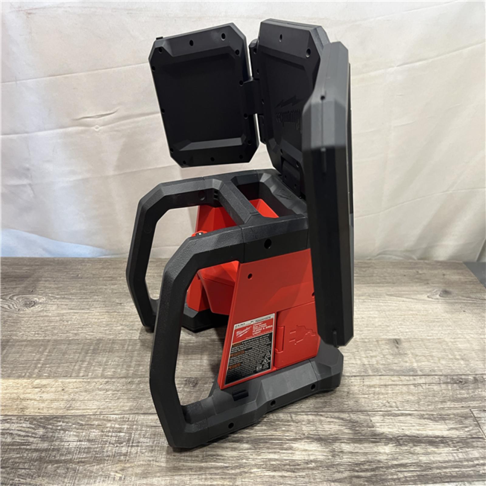 AS-IS Milwaukee 18-Volt Lithium-Ion Cordless 4500 Lumens ROVER Dual Power Triple-Panel Flood & Area Light (Tool-Only)