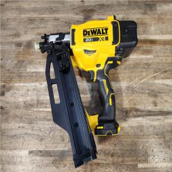 HOUSTON LOCATION - AS-IS (APPEARS LIKE NEW) DeWalt 20V MAX Cordless 21 Deg Framing Nailer Tool Only 20 V
