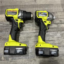 AS-IS RYOBI ONE+ HP 18V Brushless Cordless 2-Tool Combo Kit