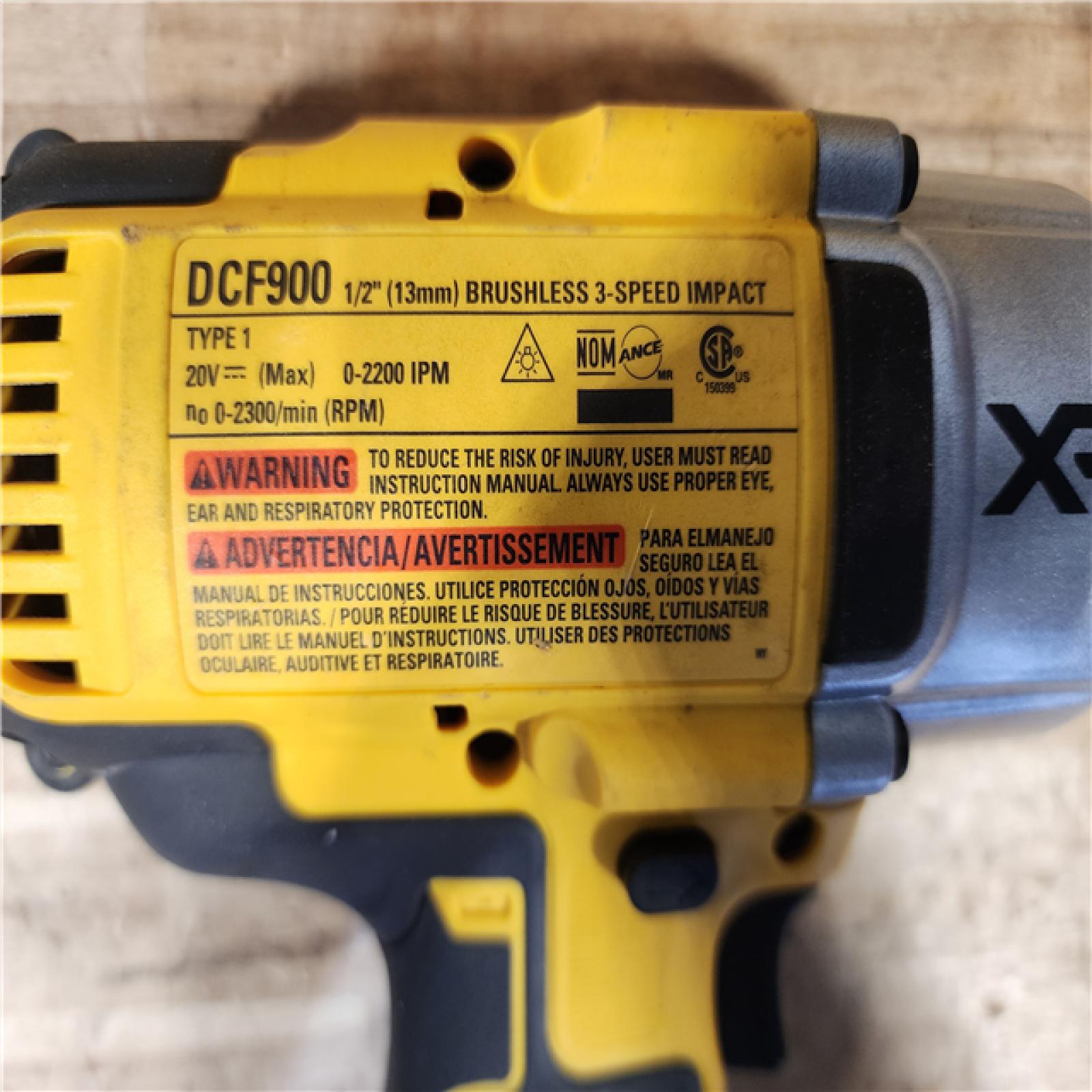HOUSTON LOCATION - AS-IS DEWALT 20V MAX Cordless 1/2 in. Impact Wrench (Tool Only)