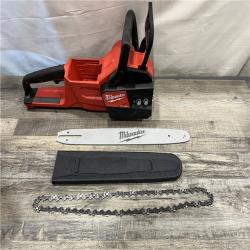 AS-IS Milwaukee FUEL 16 in. 18V Lithium-Ion Brushless Battery Chainsaw (Tool-Only)