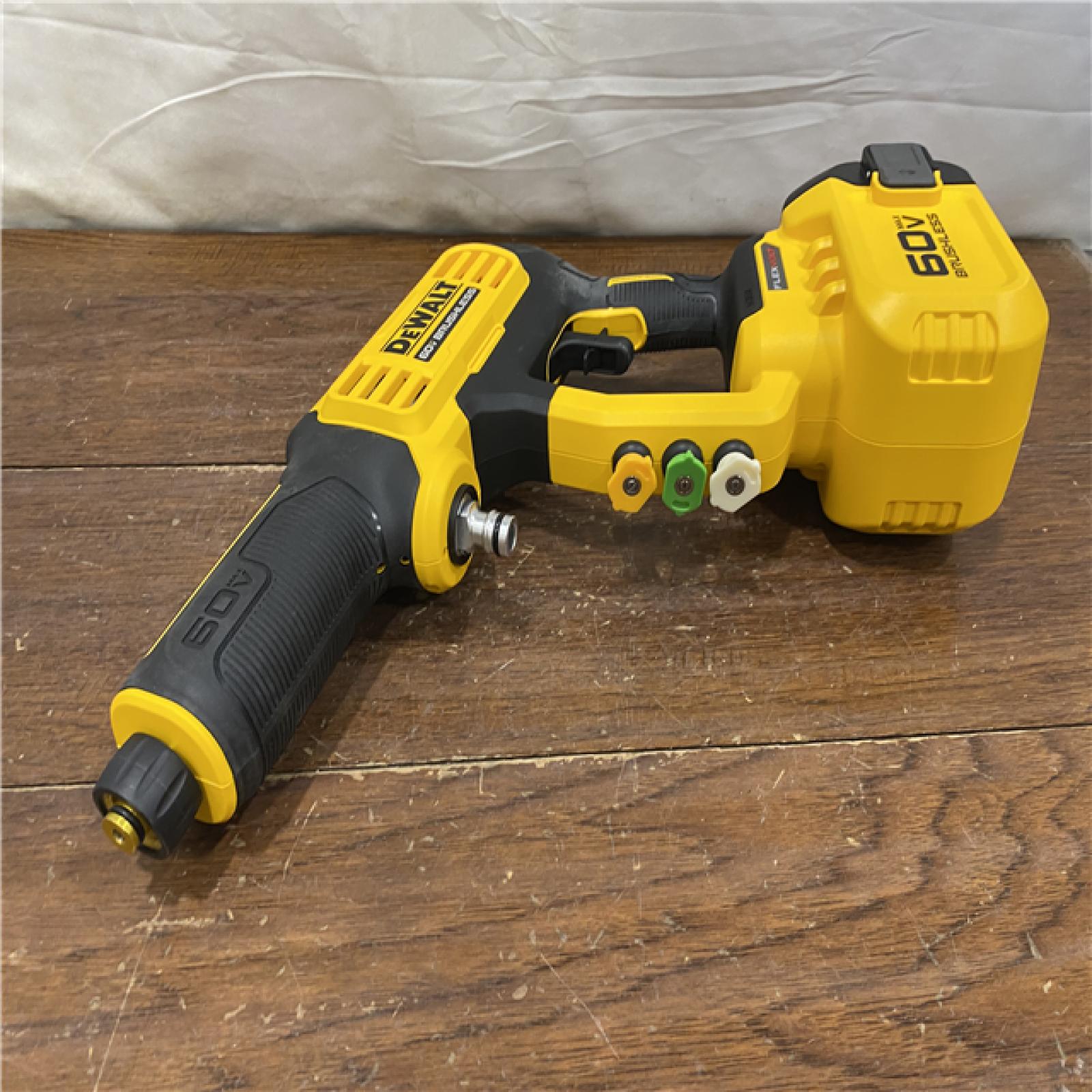 AS-IS DEWALT FLEXVOLT 60V MAX 1000 PSI 1.0 GPM Cold Water Cordless Battery Power Cleaner (Tool Only)