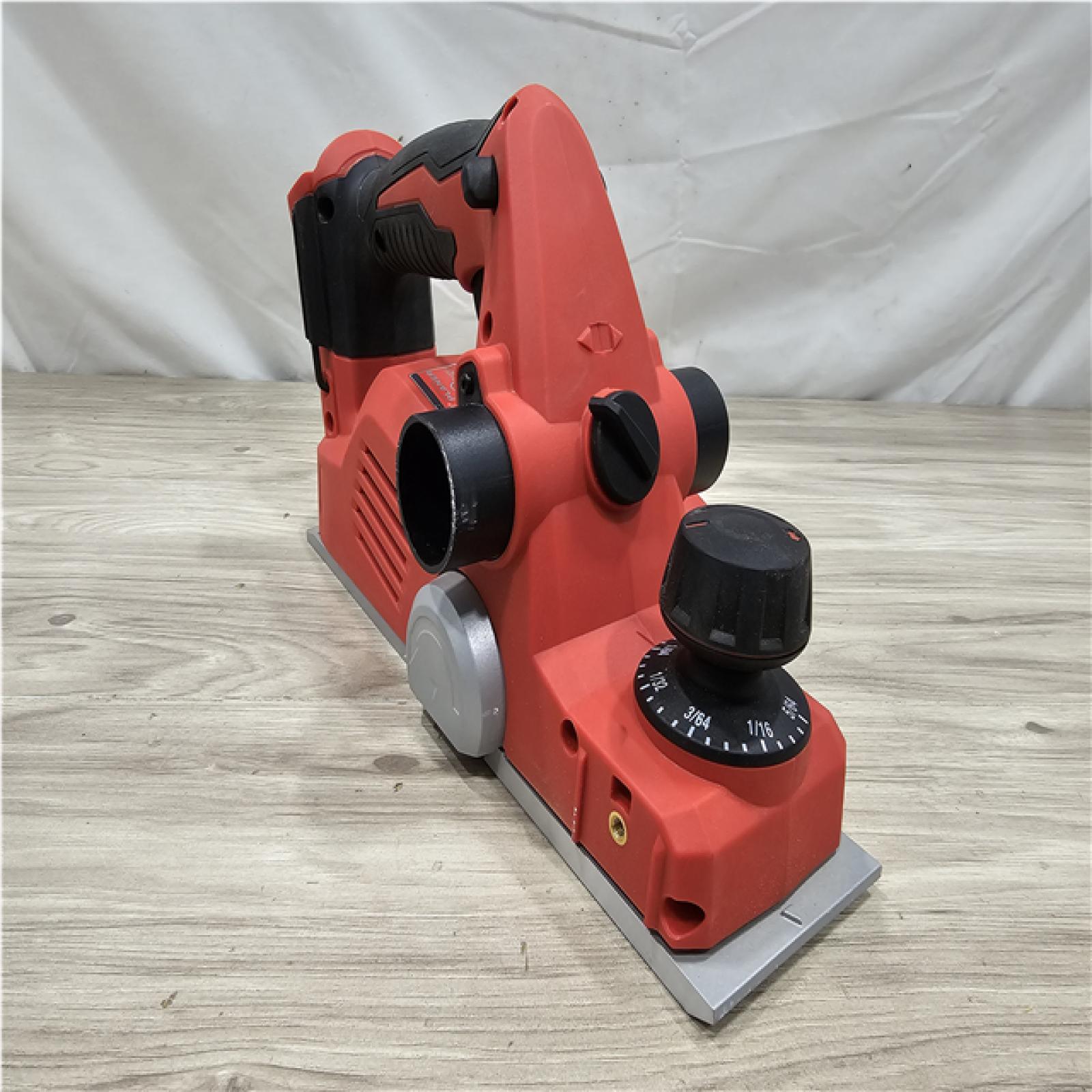 AS-IS Milwaukee 18V Lithium-Ion Cordless 3-1/4 in. Planer (Tool-Only)
